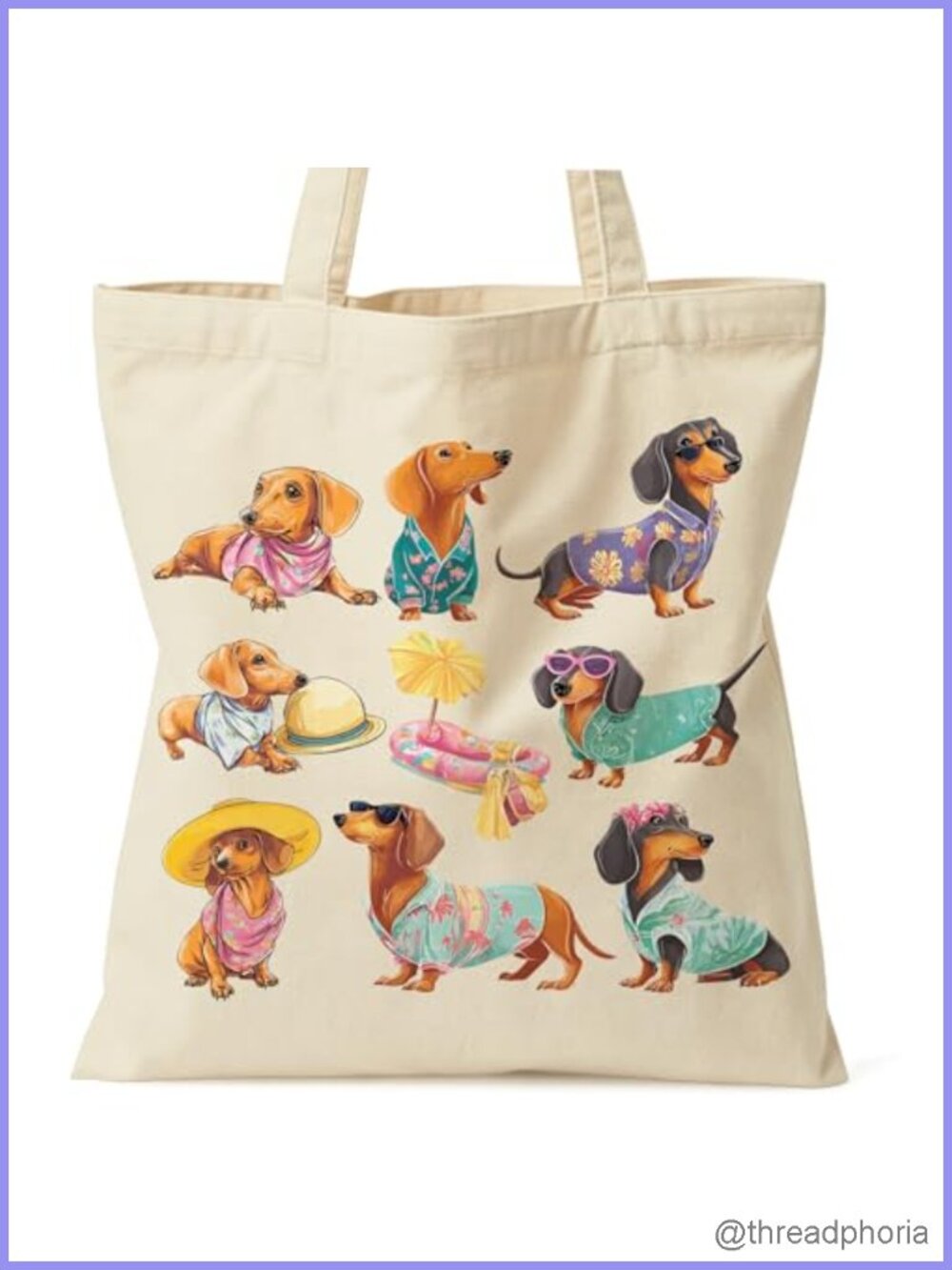 Canvas Tote Bag for Women with Inner Pocket Shopping Work Travel